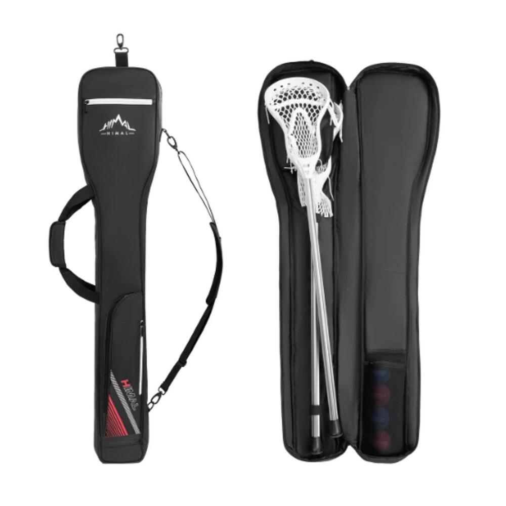 Outdoors Lacrosse Stick Bag Holds 2 Sticks with Cooler Pocket